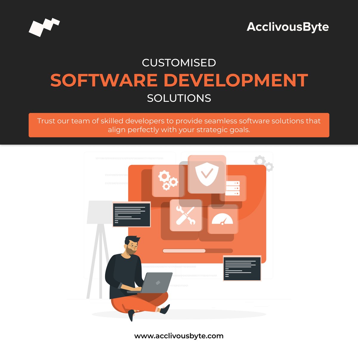 acclivousbyte's tweet image. Trust our group of talented engineers to give consistent programming arrangements that adjust impeccably with your
vital objectives.
For more Information
Visit our website:
acclivousbyte.com
#softwaredevelopmentcompany #softwaredevelopmentstructure #acclivousbyte