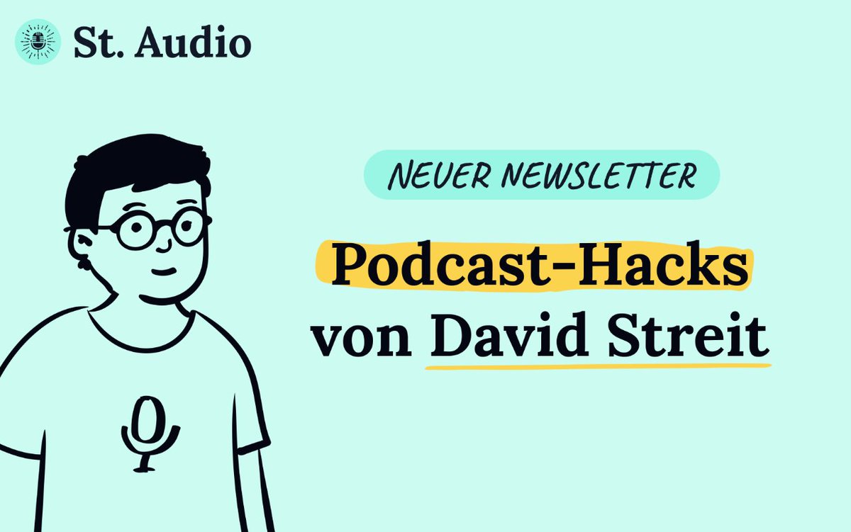 podcasthacks's tweet photo. Mach Dienstag zu deinem neuen Distributionstag! Ich zeige dir im #PodcastHacks Newsletter, mit welchen kreativen Ideen andere Podcasts 🎧 ihre Reichweite aufgebaut haben (und wie sie ihn monetarisieren).
✏️ https://t.co/JBpqYLncXI https://t.co/qn9K2FU44z