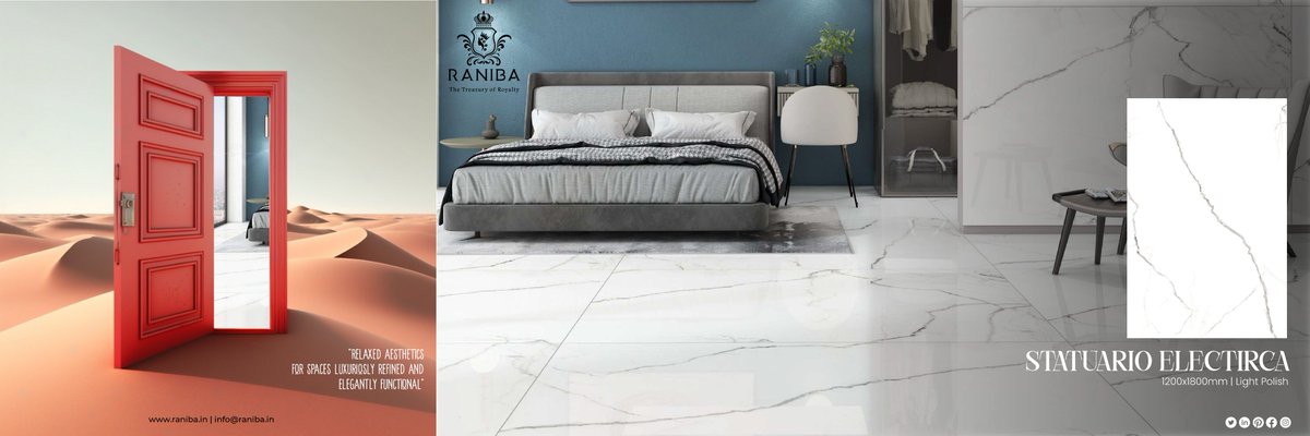 STATUARIO ELECTIRCA || 1200 x 1800 MM
raniba.in

#raniba #ranibacollection #bigslab #marbleslab
#interiordesign #ceramic #bookmatch #architecture
#porceleintile #interior #architect #tiles #marblekitchen #diningtable #naturalstone #art #slabmanufacture #design