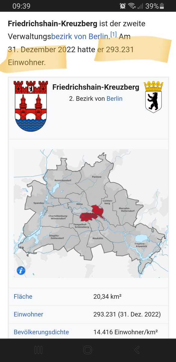 JustinC71538094's tweet photo. @DigitalerC @AliCologne @AltWeiss57891 Wenn man #Wikipedia befragt hat Friedrichshain Kreuzberg 293.231 Einwohner... Ich sehe da kein Problem mit 650 Flüchtlingen... Man kann ein tolles Willkommensfest organisieren, die geflüchteten Menschen in den Club #Busche einladen und gut ist... https://t.co/WlA5mTciRs