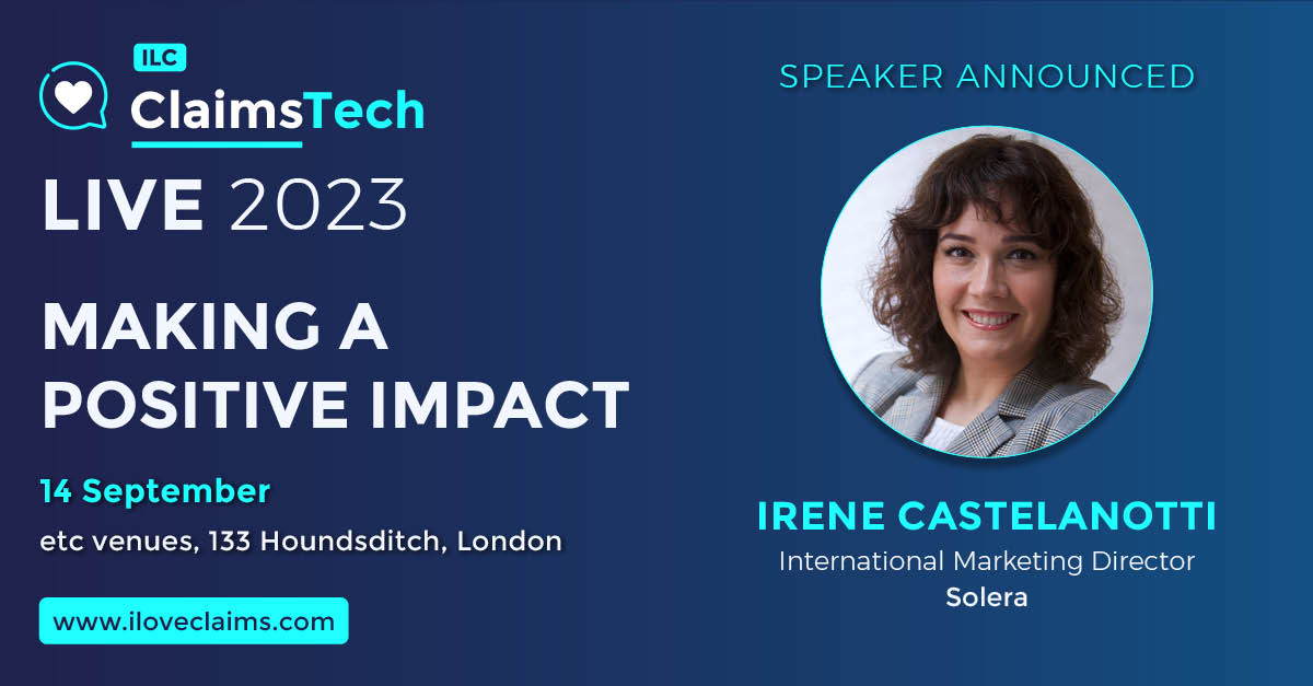 Mark your calendars for September 14, where Solera's Irene Castelanotti Bravo will be speaking at @iloveclaims ClaimsTech LIVE event, presenting the session titled 'demystifying AI for the Automotive Claims Management'.

For further details, please visit: bit.ly/3OTuJxi