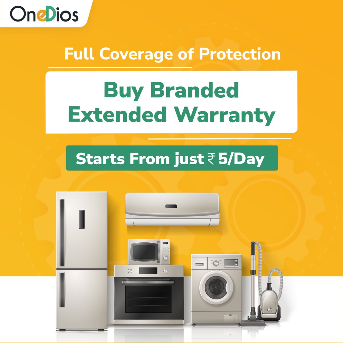 OneDios_India's tweet image. Elevate Protection: Upgrade to Extended Warranty Today.
Elevate your peace of mind and secure tomorrow with the assurance of extended warranty coverage.
#WorryFreeCoverage #SecureWithExtendedWarranty #PeaceOfMindProtection #ExtendedCare #BeyondTheWarranty #onedios