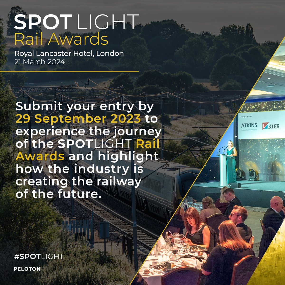 SpotlightRail's tweet photo. If your company has transformed the rail industry, it's time to be acknowledged. 🌠

🔗 Click here to find out more: https://t.co/ZYH3xd9fdz

#SPOTLIGHT #Rail #Railways #RailIndustry #RailInnovation #RailExcellence #RailAwards https://t.co/pA6NcbY2cY