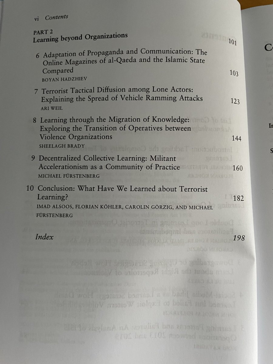 SbradyInt's tweet photo. Delighted to have contributed to @routledgebooks How Terrorists Learn edited by an amazing team at the @MaxAnthropology, including @mdfuerstenberg #terroristslearn #violenceorganisations https://t.co/euhiujM6Dx https://t.co/vI3p3n9m4m