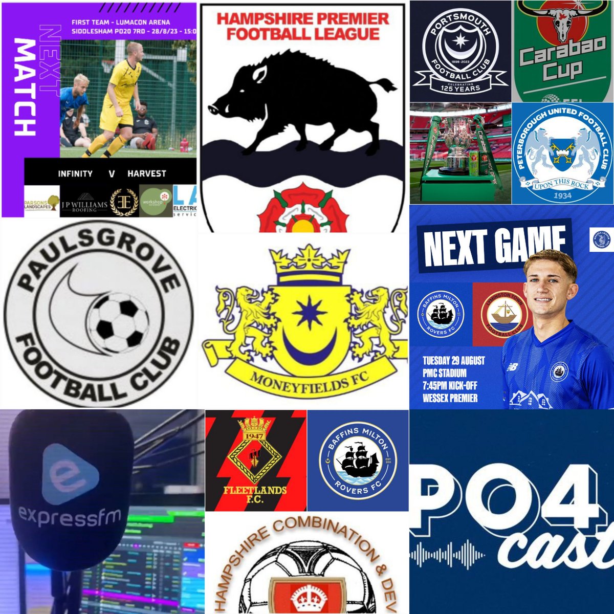 Pompey_Football's tweet photo. ⚽️ This Week ⚽️
.. as we go into Sept 👀
Mon: @PaulsgroveFC v @MONEYFIELDSFC #Res .. the #derby at Marsden 3pm
@FcHarvest (a) + #MNFH
Tue: @Pompey (h)🏆 @BMRFC (h) @BMRFC_Reserves (a)
Wed: #tablesupdate
Thu: @PO4cast
Fri: #previewWeekend
.. have a great week #All 👍 https://t.co/Ngpltq1RU0