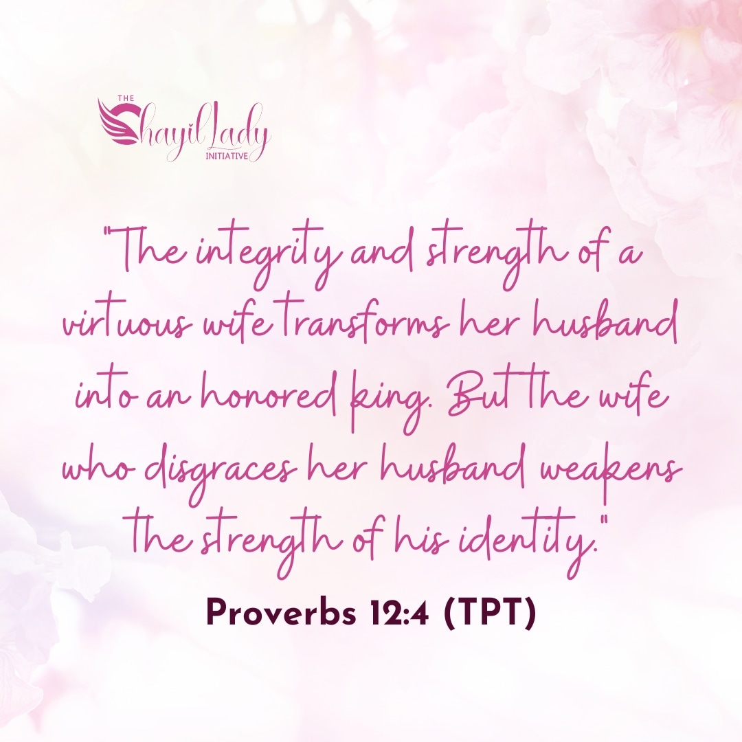 thechayillady's tweet photo. Your actions as a wife can either uplift your husband, making him feel proud and confident, like a respected king, or they can make him feel down, like someone who is not living up to his true potential. https://t.co/fhoH45ESM5