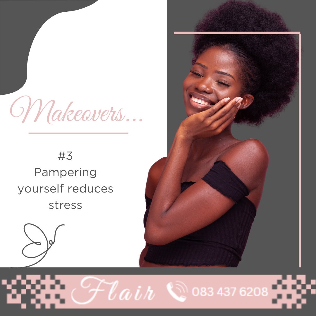 Nandi_Basson's tweet photo. There are actually plenty of reasons for getting a makeover - it could be a great stress reliever. https://t.co/OyrLd8zdPS