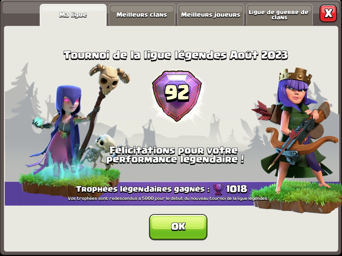 I came back on the game after a one year break, way more interesting meta than in the past tho 👍 
Not my pb but still happy with the result for a retired player 👴😂