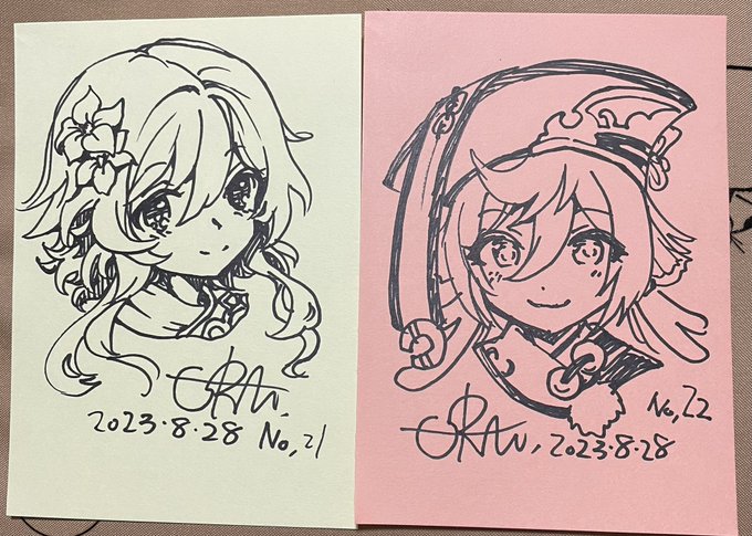 今日も4枚描いてみた

 #下書きなし一発描きチャレンジ 