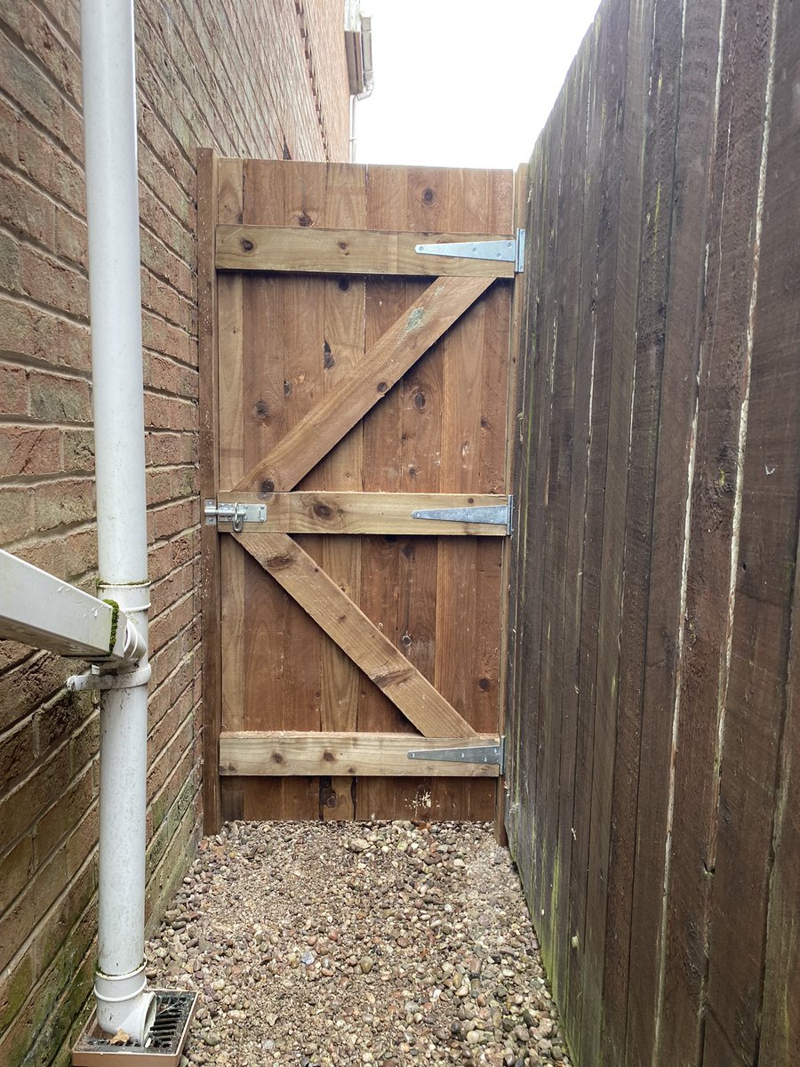 Great little job new fence and gate..👍