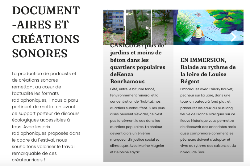 Antidotes_fr's tweet photo. Fières de voir le podcast sur les initiatives pour créer des ilots de fraicheur à Aubervilliers co-réalisé avec @k_benrhamous pour #LaTerreDansTaFace d'@Alveole_Media sélectionné pour le @FestivalFredd dans la catégorie docu et création sonore !  https://t.co/867LH2iMbq https://t.co/YjswKtnLx2