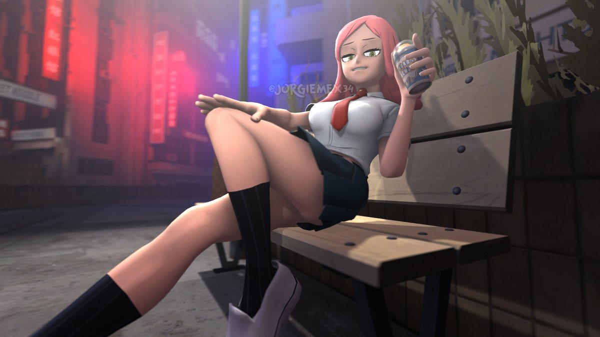 #hatsumemei #mha #bnha #MyHeroAcadamia #BokuNoHeroAcademia #SFM #render3D

(First work on my new pc) 
'Hatsume night out'  ✨🌃