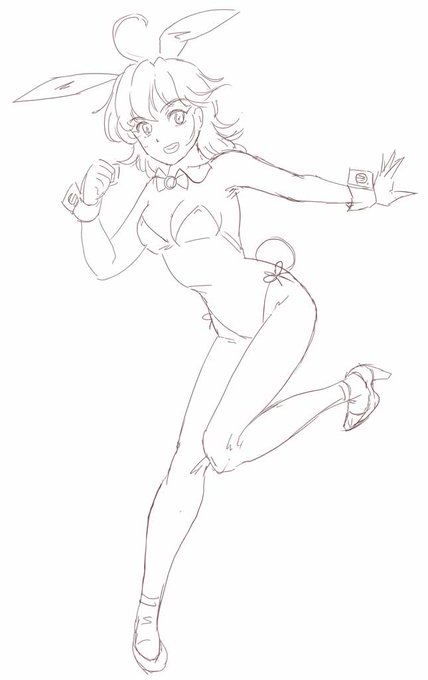 ラノベ向きにカスタマイズした
トリプルバニーのメインヒロイン吉川あかりさん

文章側作者に絵柄全然違うと言われてしまったw
キャッツの一期二期、メガゾーンや新旧麗夢ほどは違わんと思うが

キャラは外見は拳法使いの学園の王子様ポジション
中身は恋する乙女という
絵で表現するのは難しいキャラ 