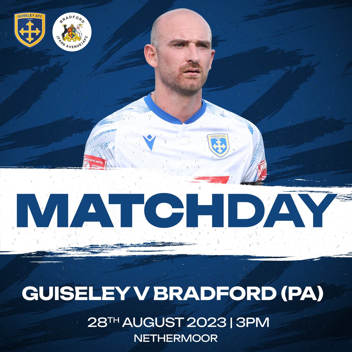 Guiseley AFC (@guiseleyafc) on Twitter photo Bank Holiday derby on home ground!
🆚 <a href="/BPAFCOfficial/">Bradford (Park Avenue) AFC</a>
📍 Nethermoor
⌚ 3pm
Tickets on sale at the turnstiles with payment by cash or card.
#GAFC #GuiseleyTogether Bank Holiday derby on home ground!
🆚 <a href="/BPAFCOfficial/">Bradford (Park Avenue) AFC</a>
📍 Nethermoor
⌚ 3pm
Tickets on sale at the turnstiles with payment by cash or card.
#GAFC #GuiseleyTogether