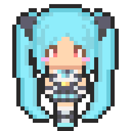 WIP。午後の進捗#どっとライブドット絵部  