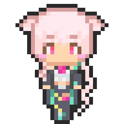 WIP。午後の進捗#どっとライブドット絵部  