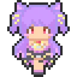 WIP。午後の進捗#どっとライブドット絵部  