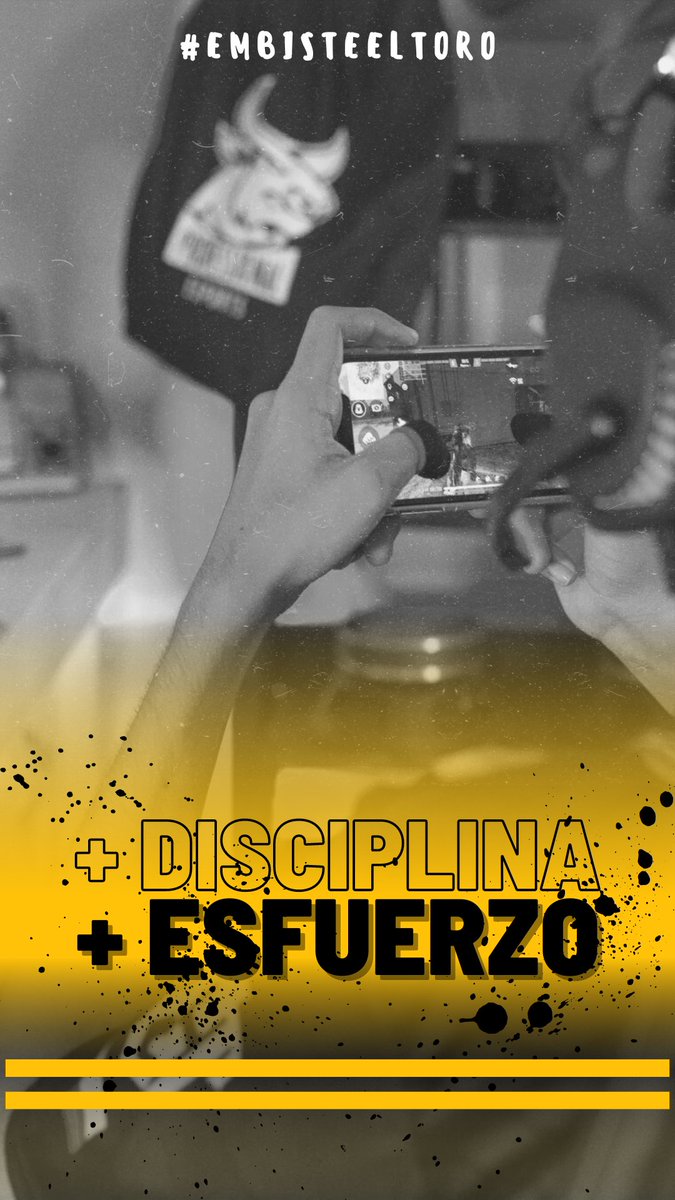 PFS_ESPORTS's tweet photo. + DISCIPLINA
+ ESFUERZO

#EmbisteElToro https://t.co/VYsxOqDtvm