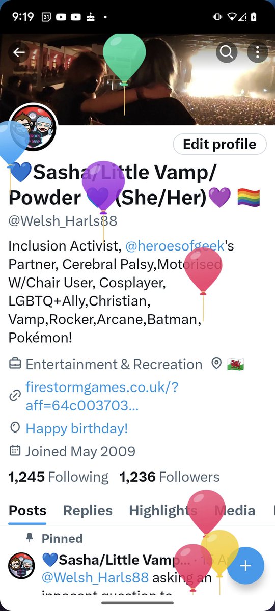 Sasha AKA Little Vamp AKA Powder (She/Her) 🏳️‍🌈 tweet media