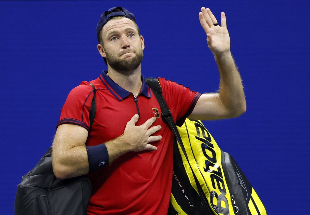 WeAreTennis's tweet photo. Like John Isner, with whom he will play doubles only at the US Open, Jack Sock will also retire at the end of the tournament 😢

Former world No. 8 in singles, the man with the bionic wrist won four Grand Slam🏆 and one Olympic 🏅 in doubles. https://t.co/0eAwXqLF9I
