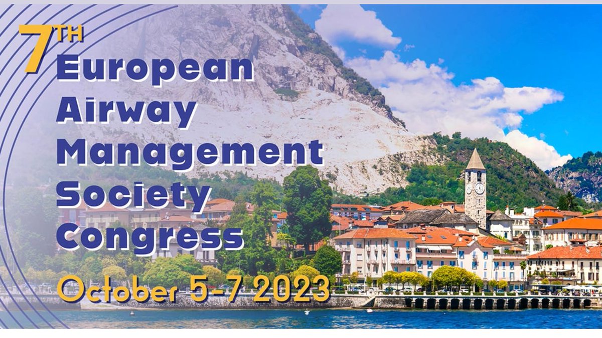 To all ICU and anaesthetic trainees out there! ⭐️ 

Don't miss out on the first time running of the  "Airway management course for residents" aimed at all grades and run at this year's EAMS congress in Baveno, Italy!
<a href="/EAMSAirway/">EAMS</a>