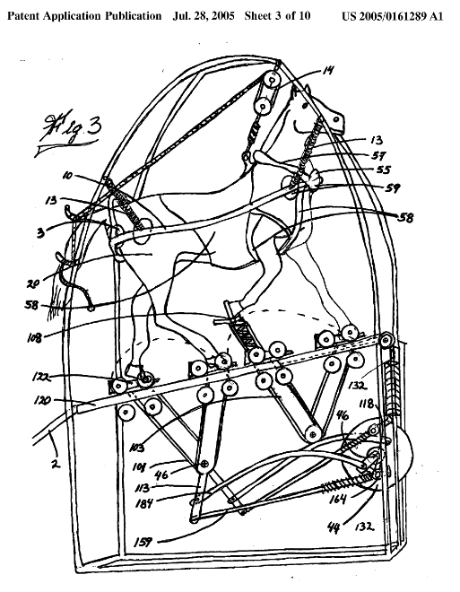 patentguys's tweet photo. US2005161289A1 Animal powered electricity generator https://t.co/ZCJVFml8N8 This should solve climate change. Can't believe someone came up with this in 2004, looks more like 1804. #markus https://t.co/p9auD0ezPv