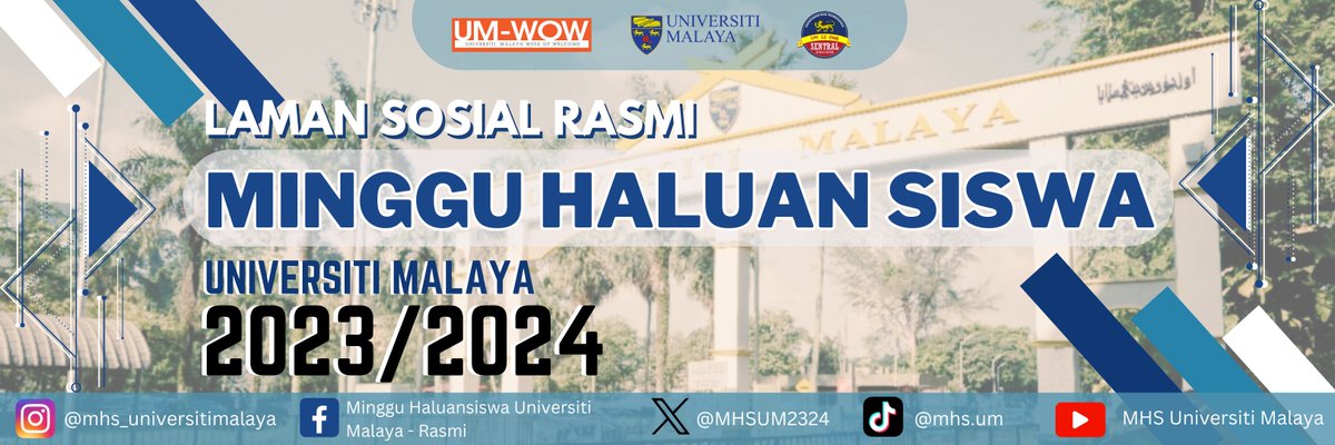 MHSUM2526's tweet photo. Are you thrilled enough to be a UM student?
Let's start your journey by enjoying the excitement of 
UM-WOW 2023/2024 soon!
Follow all our official social media accounts to get the latest information.
#MHSUM2024
#ThisIsUMWOW
#UMIsOne
#MingguHaluanSiswaUM
#ILoveUM
#UMHebat https://t.co/stvJ5uoZb9