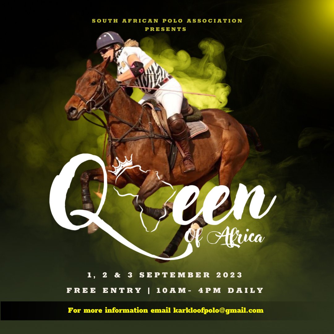 We are delighted to be part of SA's largest all-female Queen Of Africa Polo Tournament, scheduled to take place from 1st to 3rd September at the Karkloof Polo Club.🐎 
#MidlandsMeander #QueenOfAfrica #KarkloofPoloClub #Polo #LadiesPolo #willowandlilykzn
