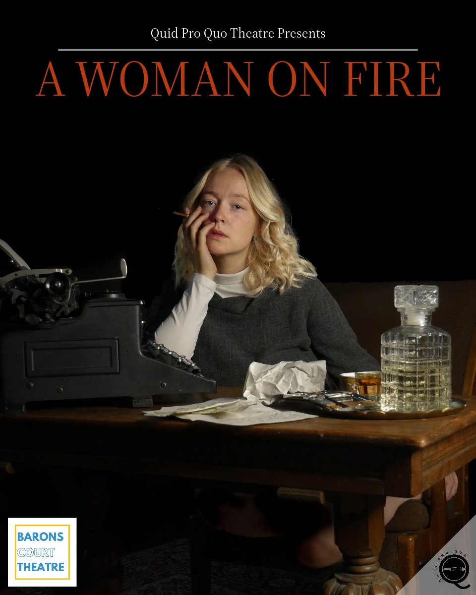 And... Here it is. We are thrilled to announce our new play; 
A Woman on Fire.
#offwestend #theatre #fringetheatre #londonfringe #pubtheatre #londontheatre #whatsonlondon #acting #newwriting #postoftheday #theatremakers #baronscourttheatre