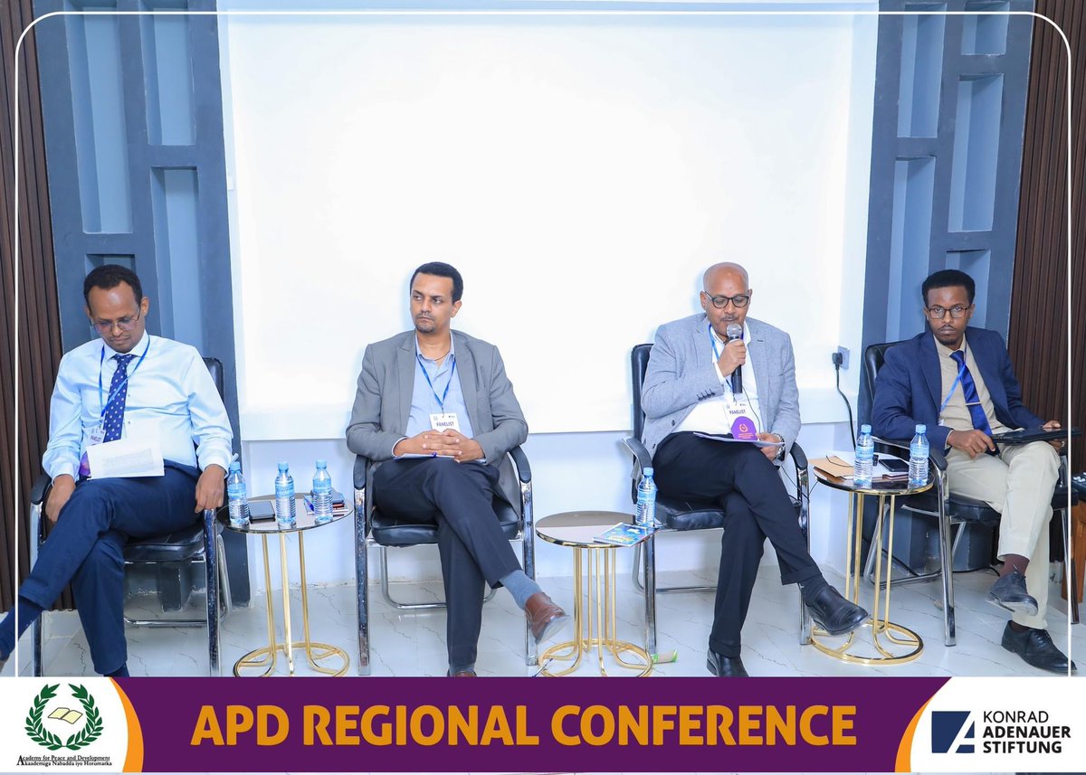 AcademyApd's tweet photo. Day 2 panel discussion on, “Foreign Military Presence in the Horn,” is currently ongoing at the APD Regional Conference!
#APDConference2023 https://t.co/SwW9Fer3AH