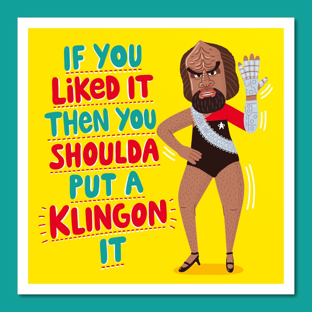 Woke up in the early hours one morning with this song in my head - not sure why as I don’t watch Star Trek 🤷‍♂️🖖🙃🫠 @Beyonce x @StarTrek (@akaWorf remix) instagram.com/p/CwXXjfQr9UR/ #illustration #beyonce #startrek #klingon #cantunseeit