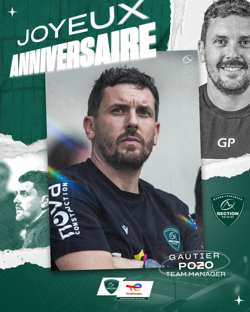 🎉 Nous souhaitons un très bon anniversaire à notre team manager 𝐆𝐚𝐮𝐭𝐢𝐞𝐫 𝐏𝐨𝐳𝐨 !

#HonhaSection