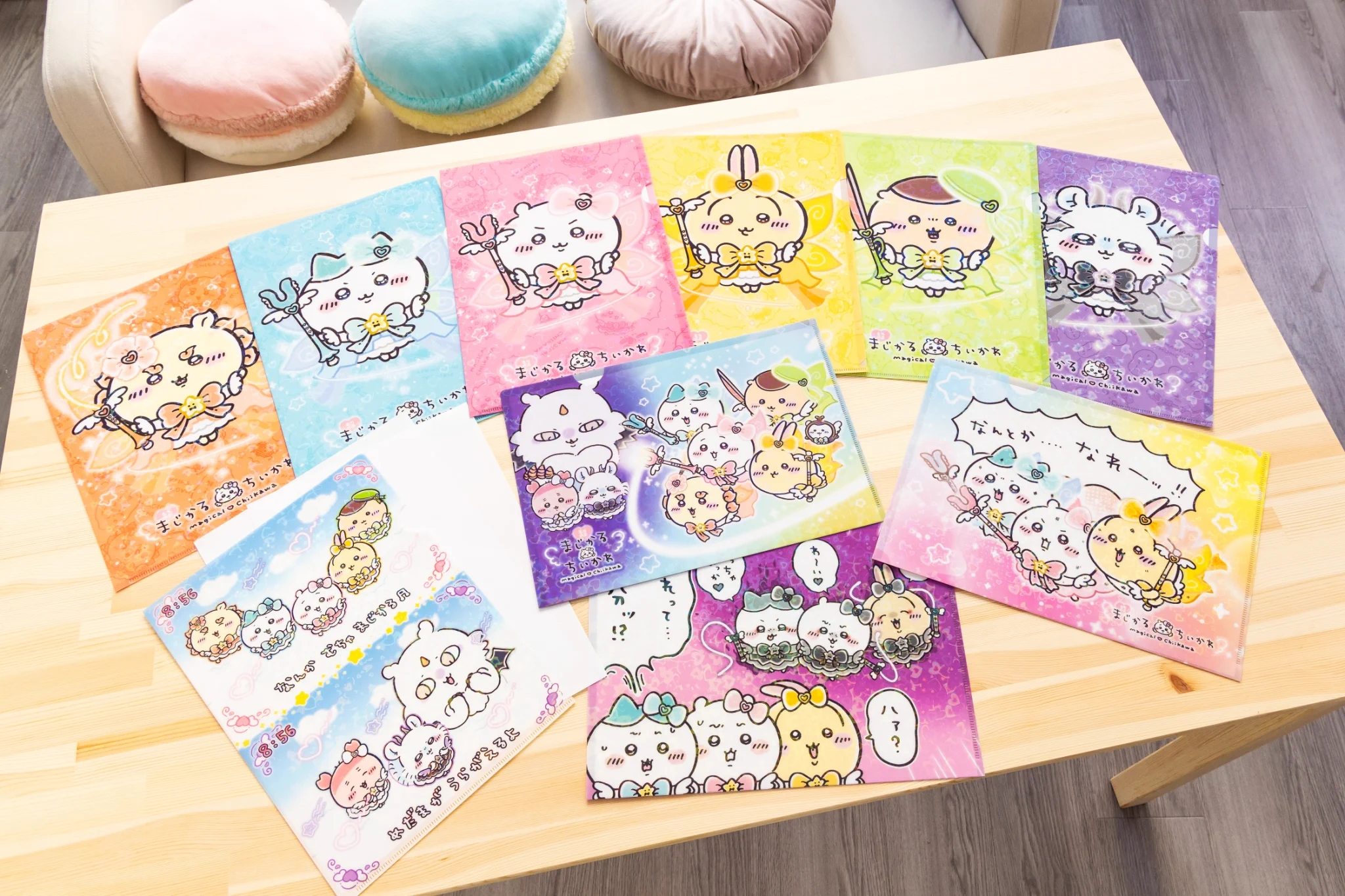 まじかるちいかわ　ホログラムA4クリアファイル　コンプセット ちいかわグッズ公式 on X: 