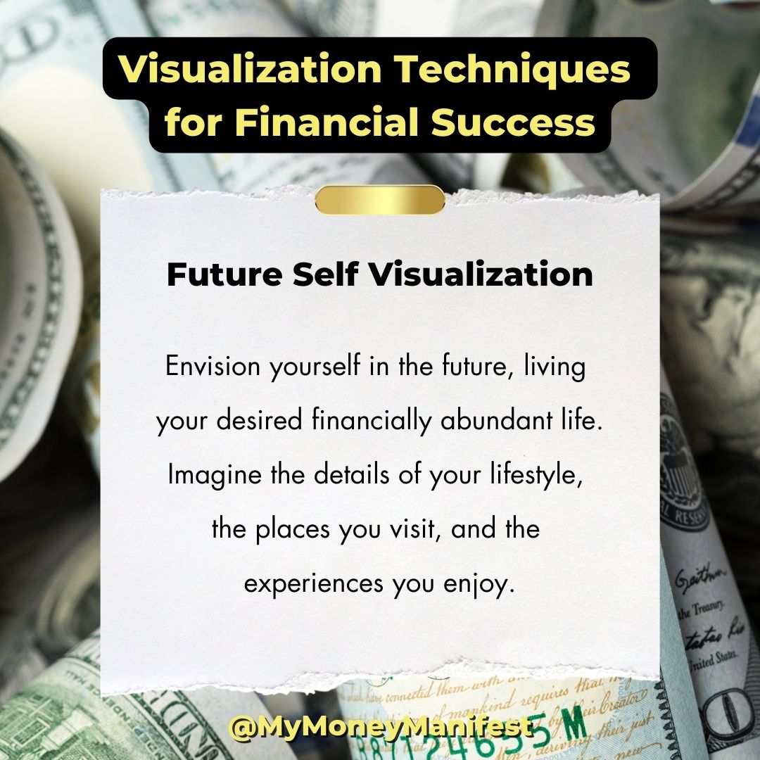 Future Self Visualization | Visualization Techniques for Financial Success #MyMoneyManifest #fyp #LawofAttraction #visualization #manifestwealth #manifestwealthandabundance #manifestwealthandsuccess #moneymindset #success #successtiktok #lawofattraction