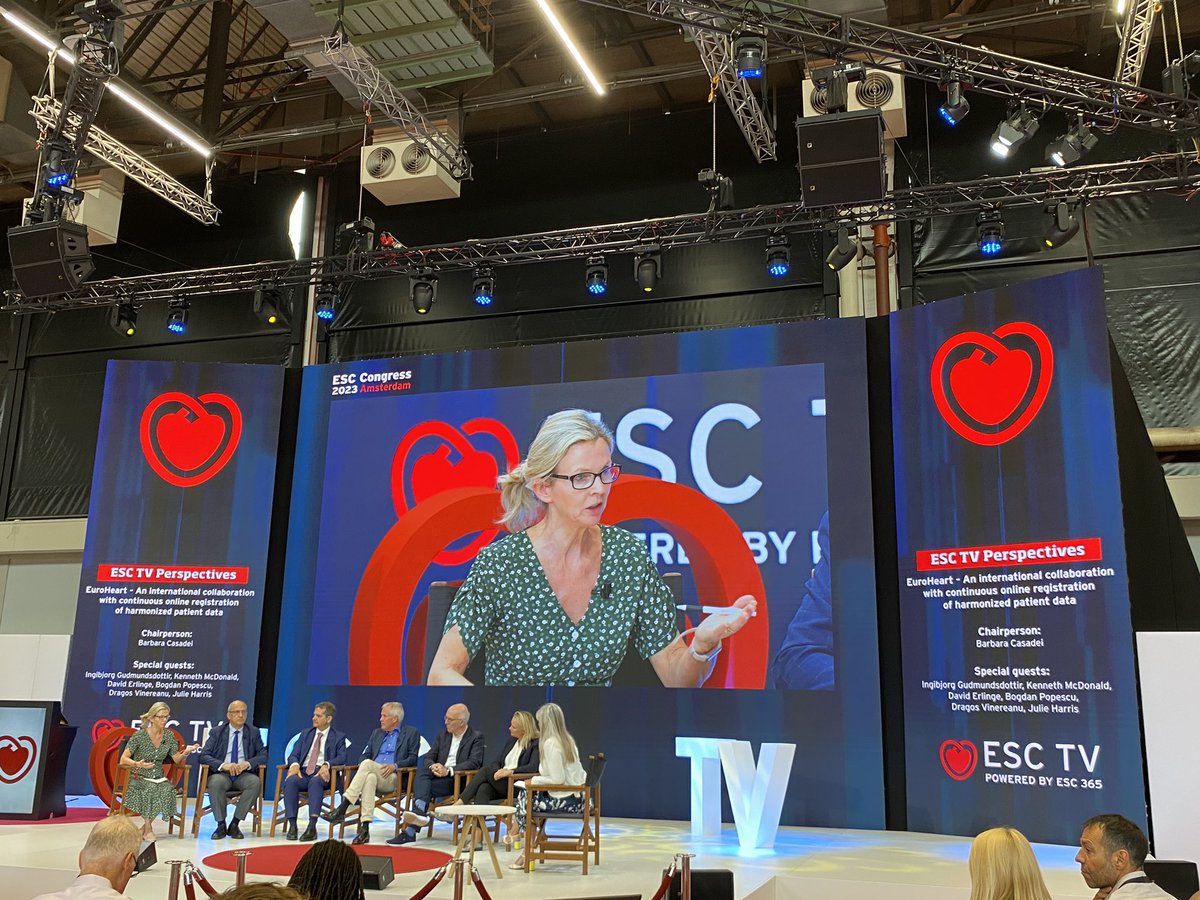 (EuroHeart, Harmonised patient data) @cliolane “When shared data is used to improve my and my fellow patients' treatments, we welcome it. When this data is misused, it scares us.” #ESCCongress2023 #ESCPatientForum