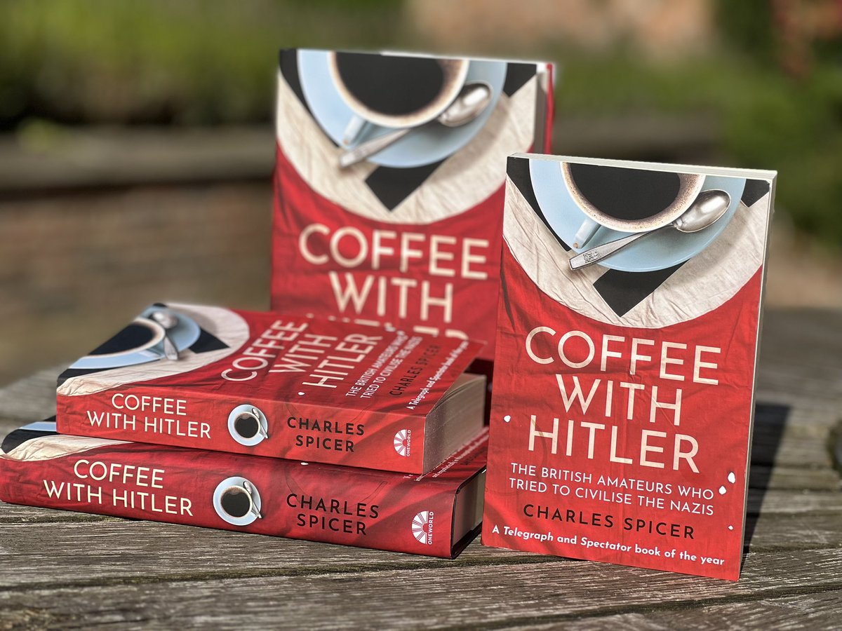Author’s copies of the paperback #CoffeeWithHitler have just arrived. Kudos to @batsmansam and the rest of the @OneworldNews team for an immaculate production. In all good bookshops 7th September and available to pre-order now. Please re-post if your friends might like it…