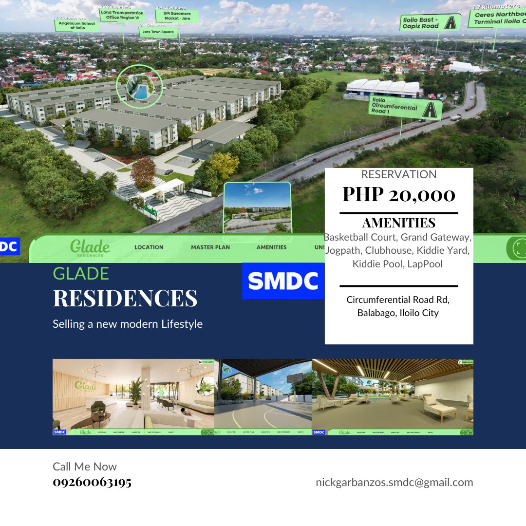 Glade Residences Pre-selling condo. The turnover date is the year 2026.

#iloilocity #SMDCinternational #Gladeresidences