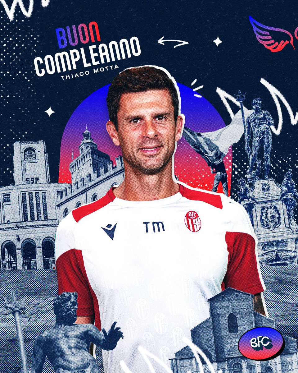 Bolognafc1909's tweet photo. Tanti auguri Mister 🥳

#ForzaBFC #WeAreOne https://t.co/iNuAUHCn0G
