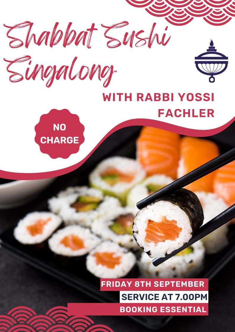 Please join us for the final Friday evening of the year, at an inspiring Kabbalat Shabbat service in one of the world's most beautiful synagogue followed by our famous Shabbat Sushi Singalong. myus.theus.org.uk/events/73827/s…