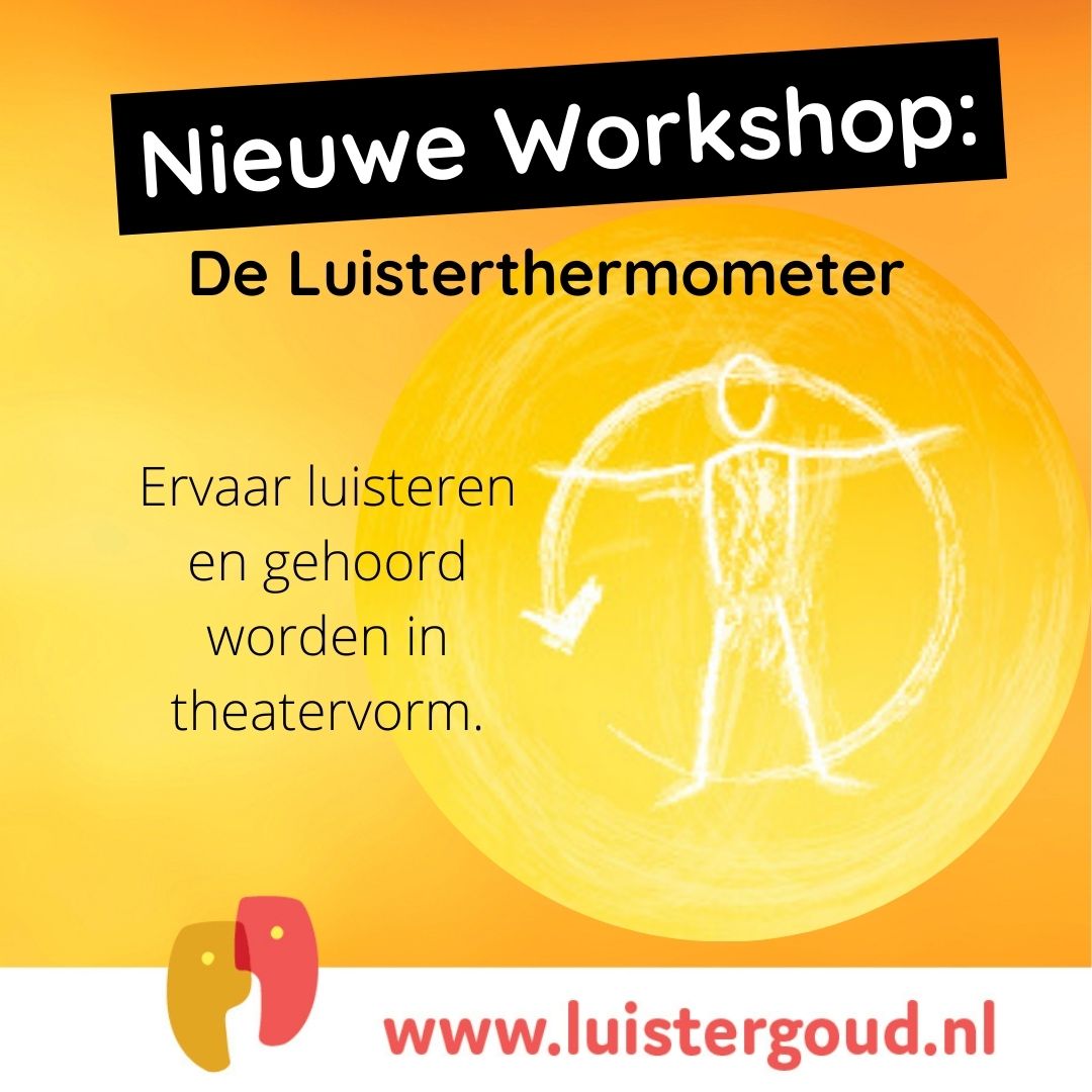 luistergoud's tweet photo. Met onze nieuwe workshop 'De Luisterthermometer', leer je niet alleen de verschillende luisterniveaus te herkennen maar vooral ook hoe het voelt wanneer er  wél of niet naar je geluisterd wordt. Gratis voor vrijwilligersorganisaties: https://t.co/2Auh5tiYBw https://t.co/Y2GSi6E1wi