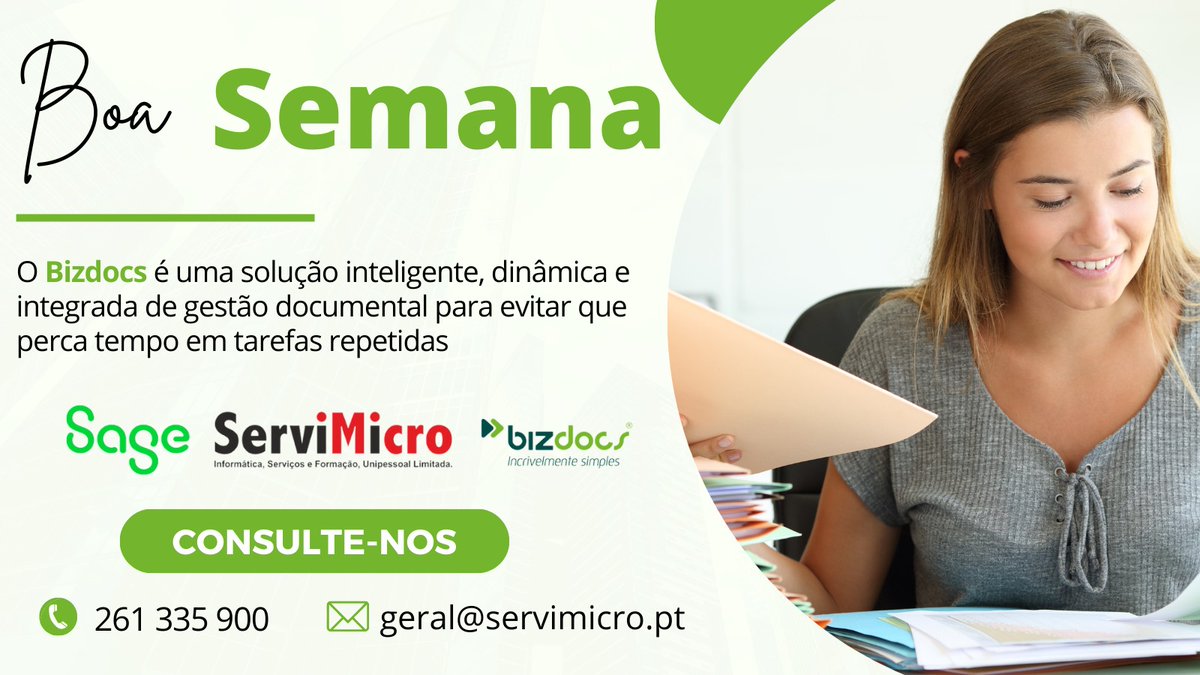servimicro's tweet photo. Boa Semana ❗❗☺️

O Bizdocs é uma solução inteligente, dinâmica e integrada de gestão documental para evitar que perca tempo em tarefas repetidas.

Saiba mais em https://t.co/5ih9XRUquz .

#servimicro #software #arquivodigital #inteligente #solução #bizdocs #segunda #marketing https://t.co/zoSTSUxKZS