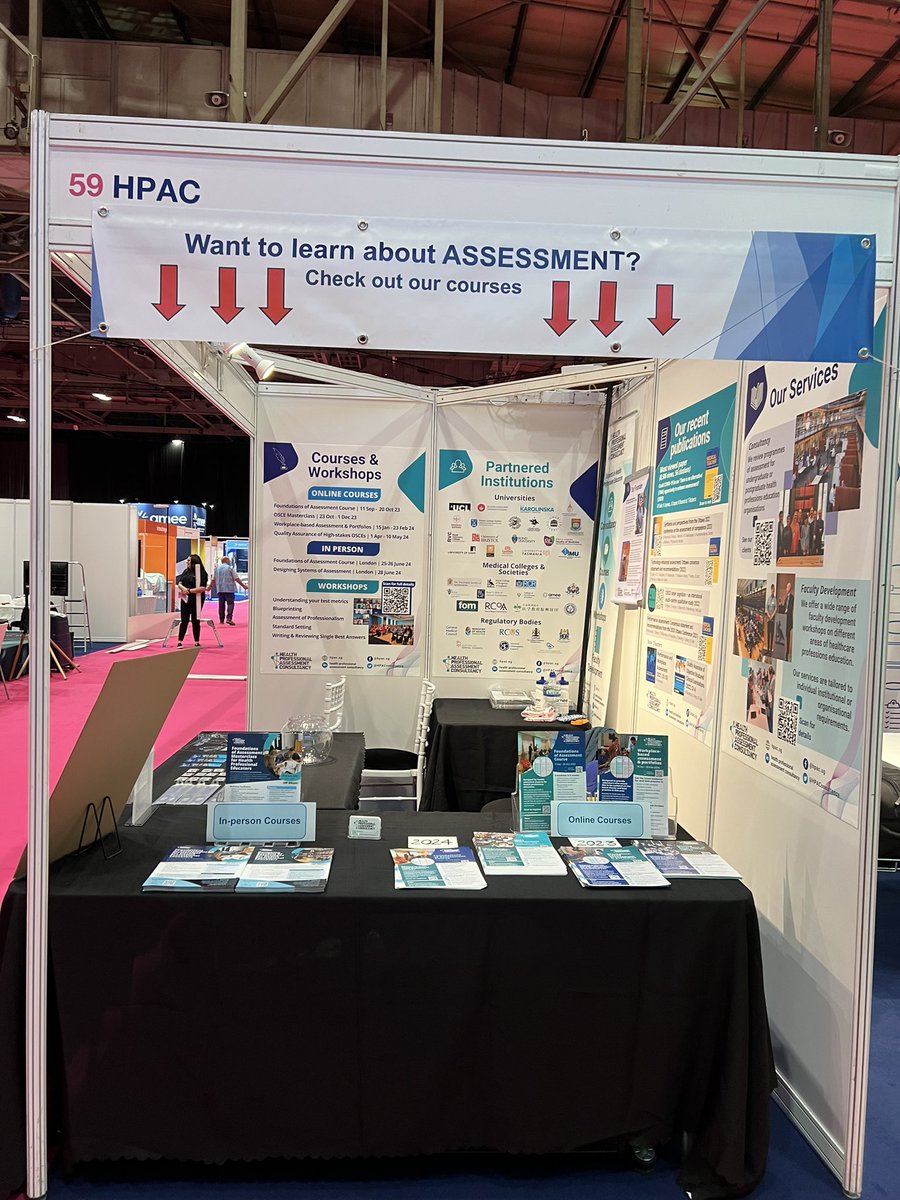 kathy_boursicot's tweet image. #AMEE2023 #MedEd #HPAC  Come visit us on our exhibition stand no 59