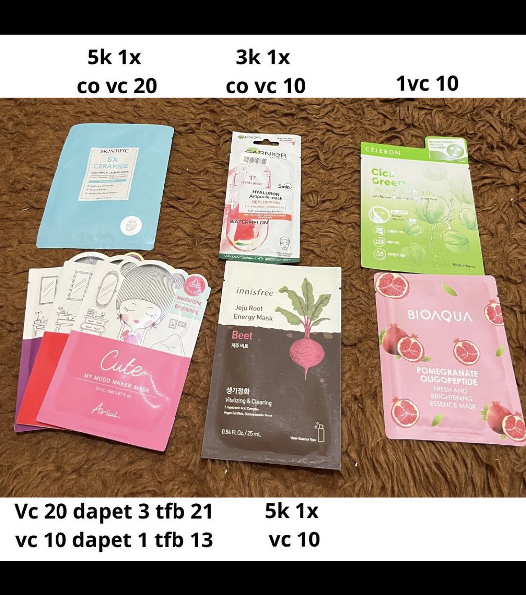 serablissarc's tweet photo. 🌸DISC 20 &amp; 10 VOC SHOPEE LIVE🌸
~Harga After Voucher
~Tfb langsung
~Dom sleman, jogja
~freeong jogja, jateng, jatim, jabodetabek kadang freeong kadang engga, dicoba aja
~ katalog lengkap via Whatsapp

https://t.co/s0M0zy2zVz https://t.co/W1T12bZ1So