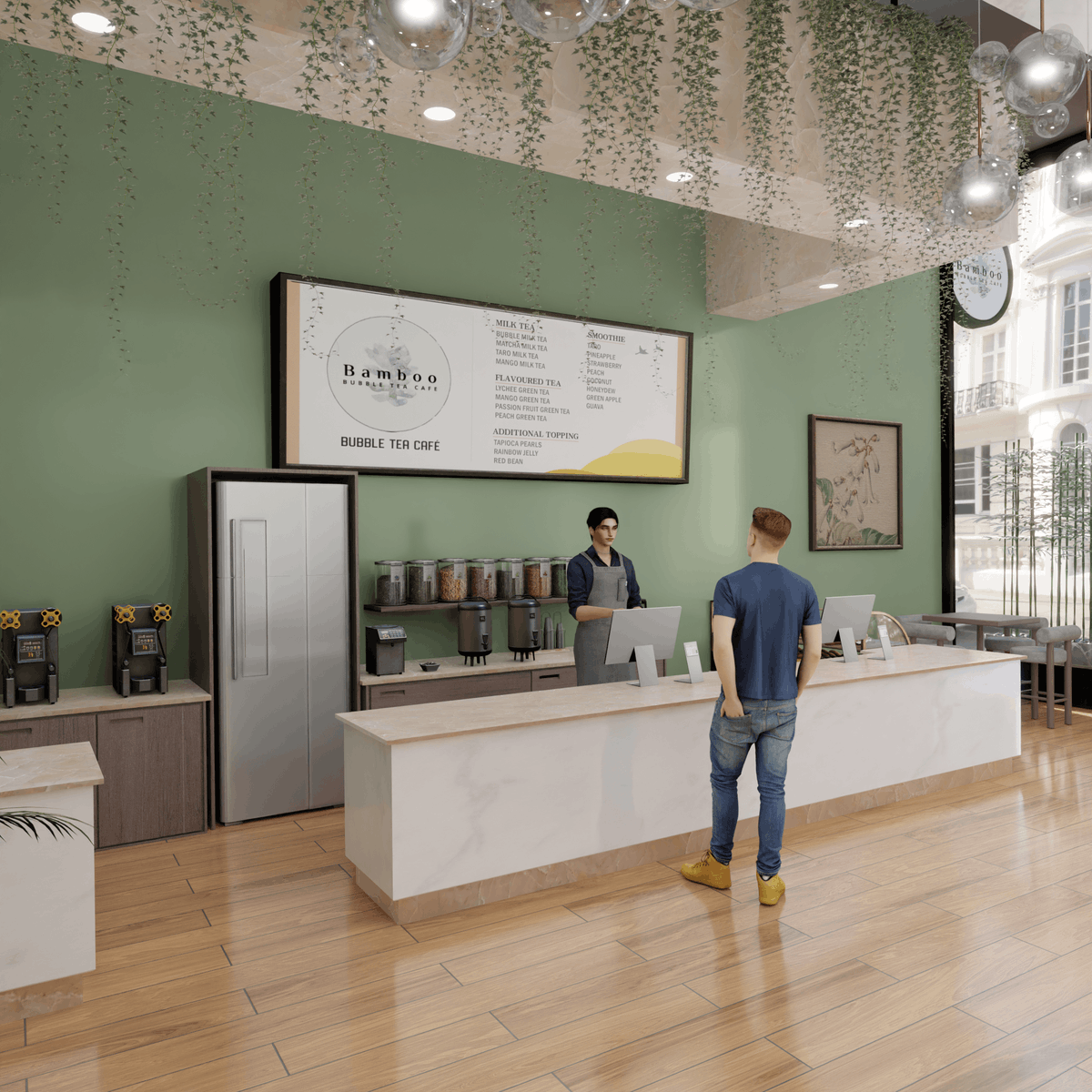 mysimsworld_'s tweet image. Bamboo Bubble Tea Cafe Blender Scene ✨🧋💚
Link in bio!!

--------------------
#TheSims #TheSims4 #blender #blendercommunity #Blender3D #blenderrender #blenderscene #cozy #decor #decoration #cafe #cafescene #cafedecor #cafedesign #bubbletea #bamboo #community #Patreon