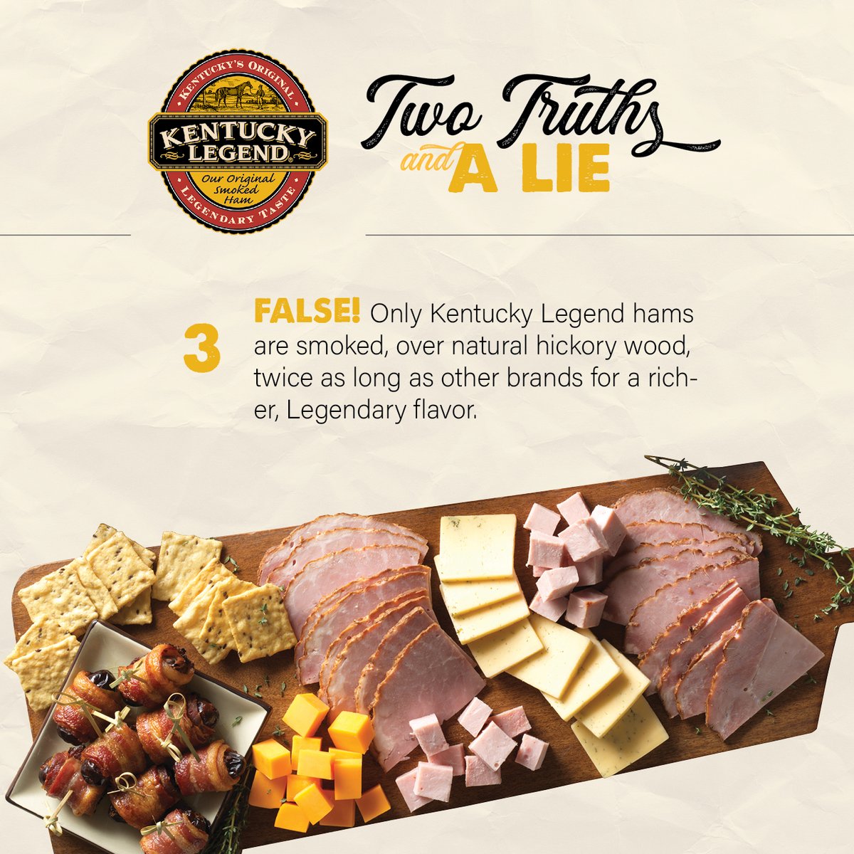 kentucky_legend's tweet photo. When it comes to finding the best ham, there are myths, and then there are Legends.

Do you know which is which?

#KentuckyLegend #WhereFoodOughtaComeFrom https://t.co/stcTpAbm6Y