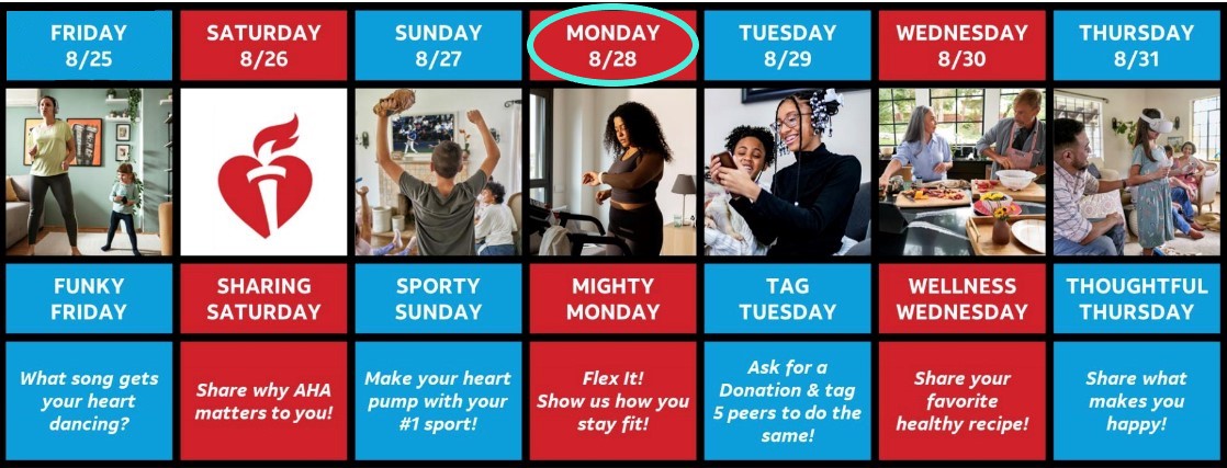 The start of another week and a brand new opportunity to celebrate AHA!!

Let's hear how you stay fit! 

#ATTheartsAHA #LifeAtATT