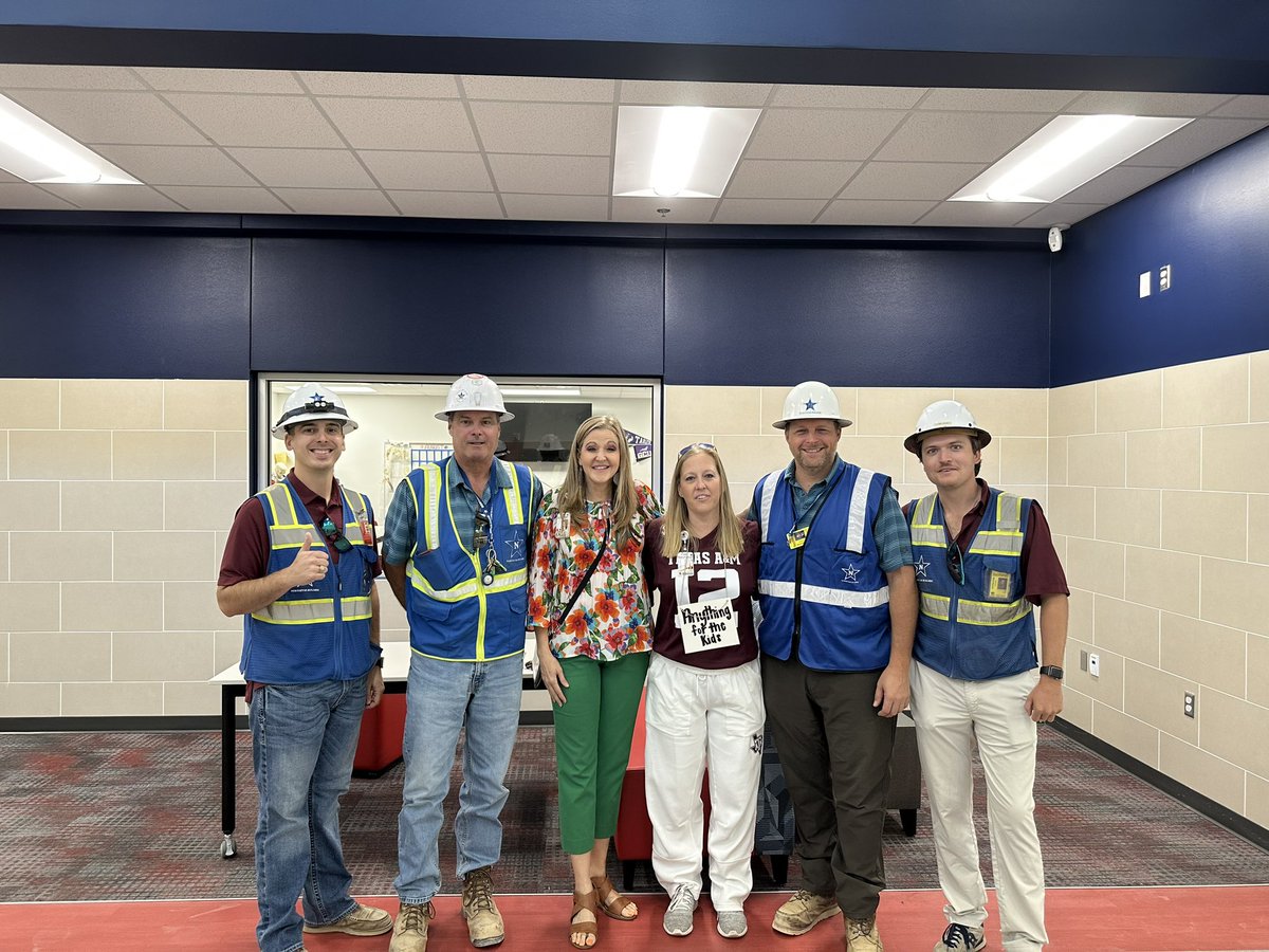 nstar2012's tweet photo. Sometimes you wear an Aggie Football jersey because you know what’s right.

Other times you lose a bet with a group of Aggies (typical), which is what you see here.

A double-time effort to complete a portion of NorthwestISD HS four months early has successfully come to an end! https://t.co/NKmclb7QRH