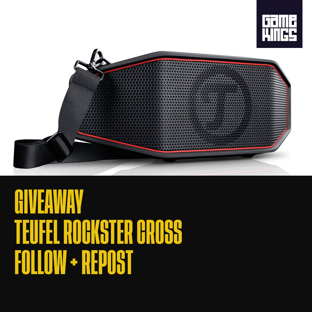 GIVEAWAY - Bam! Je hebt hem al zien schitteren op Gamekings Summer Camp, maar nu mogen we hem dankzij <a href="/TeufelSpeakers/">Teufel Audio</a> ook weggeven! 

1) Volg <a href="/Gamekings/">Gamekings</a> 
2) Repost 🔁

Heel veel succes! 🤟