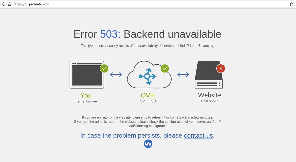 CyberTriadHT's tweet photo. We highly recommend tourists not to visit Paris today. At least these websites can't give you any information.
We'll say it once again - it's not your fault.
It's French government and @EmmanuelMacron mistake.
@visitparisreg @ParisJeTaime
#NATO #Cyberattack #France #CyberTriad https://t.co/11VRzGUAzB