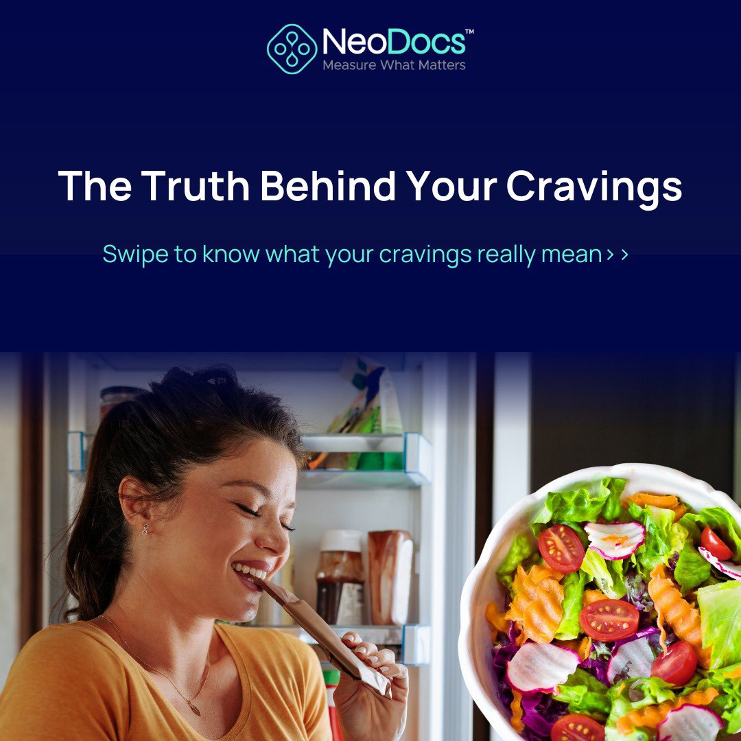 Tag your friends and let them know! 
Your cravings are more than meets the taste buds; they're your body's way of communicating its needs. Next time a craving hits, decode the message with these insights! 

#Diet #Wellness #HealthCare #UrineTestKits #UtiTest #Neodocs